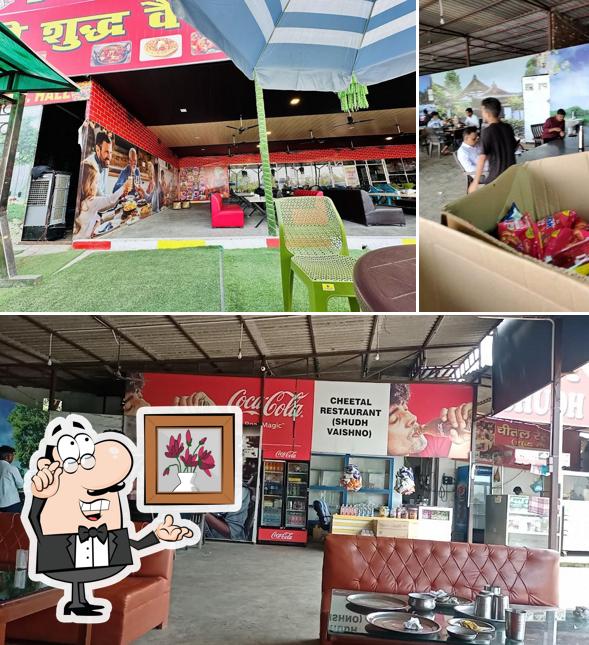 The interior of Nandi sudh vaishno dhaba