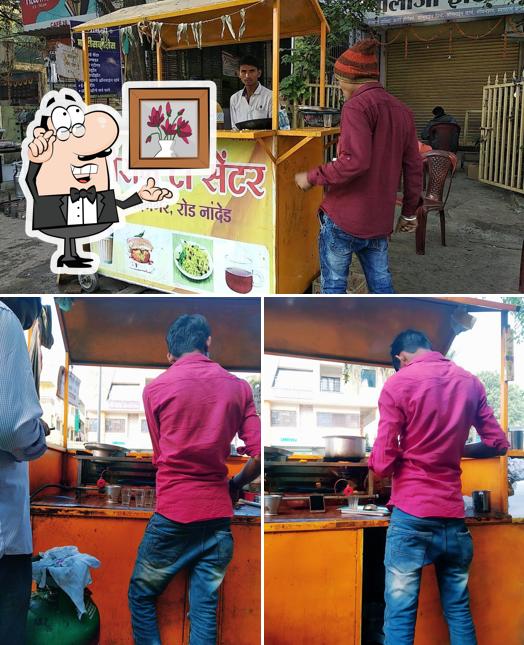 The interior of Shri ram Tea & Poha Center