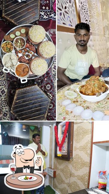 The restaurant's food and beverage