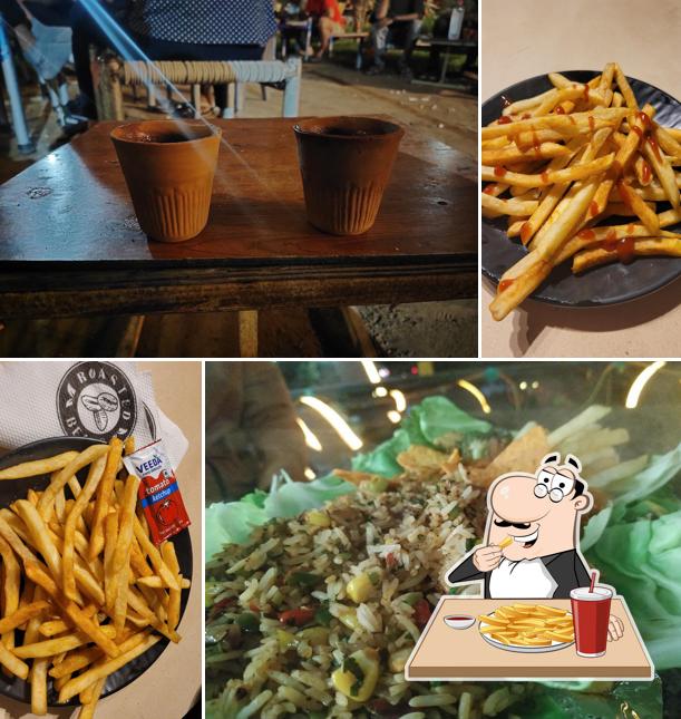 French fries at Roasted Beans