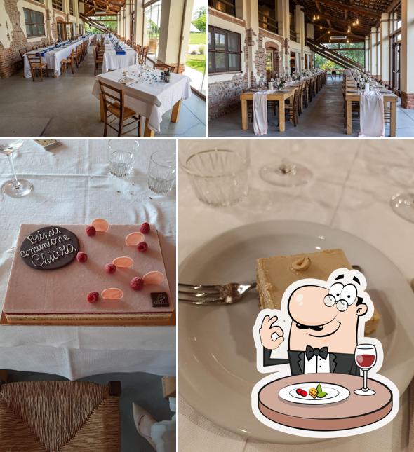 Tra le diverse cose da Agriturismo Oasi le Palme si possono trovare la cibo e interni