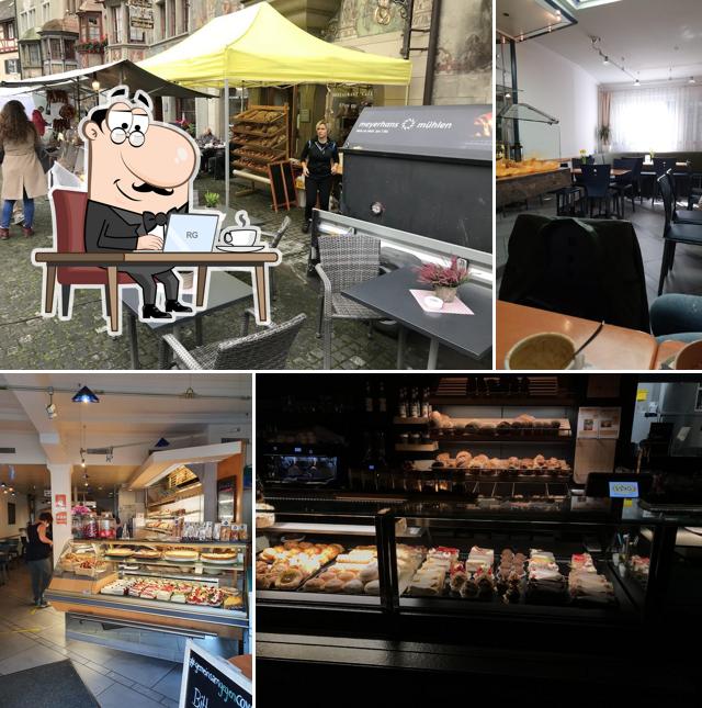 Dai un'occhiata agli interni di Bäckerei, Konditorei, Café 'Zum Steinenen Trauben' Walz