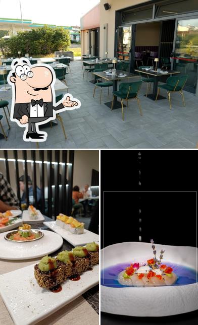 Gli interni di Feel Sushi