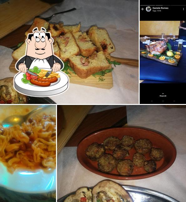 Cibo al Trattoria il borgo antico