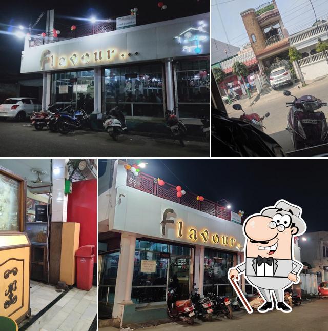 The exterior of Flavour Restaurant
