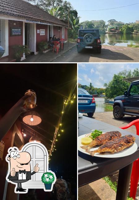 You can get some fresh air at the outside area of Mhambrey Bar