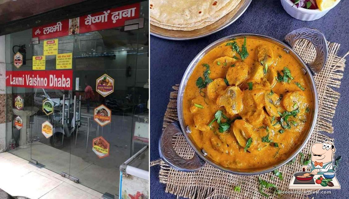 Chicken curry at Vaishno Laxmi Dhaba