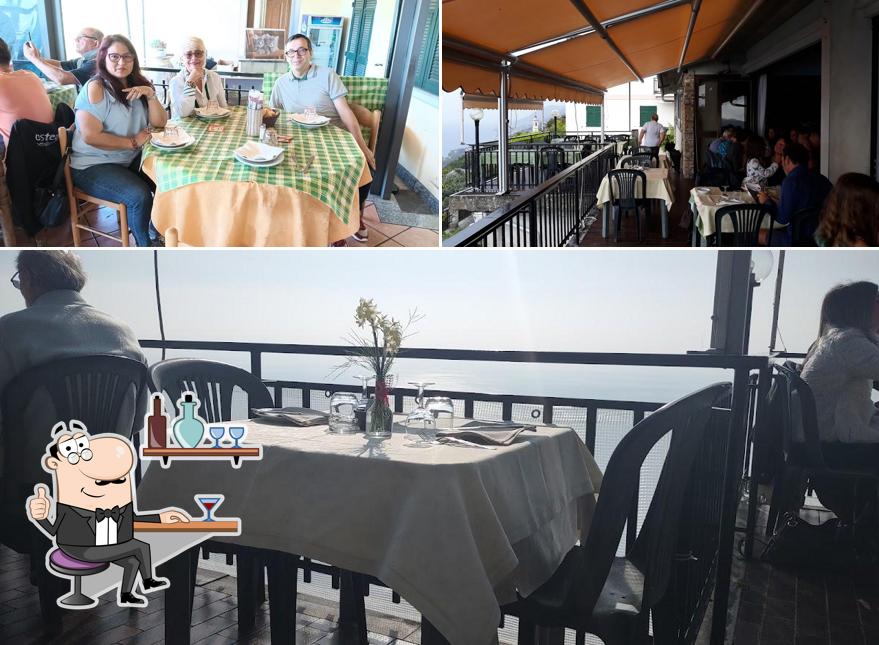 Gli interni di Trattoria Al Serraglio