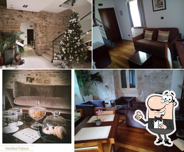 Dai un'occhiata agli interni di Hotel Vestibul Palace