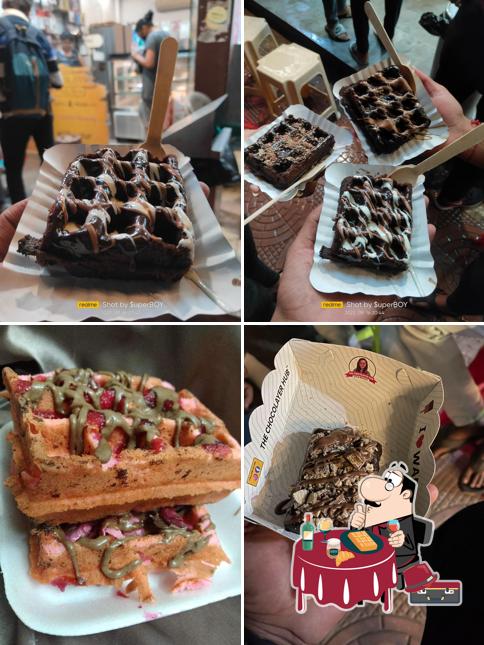 Waffles at The Chocolayer Hub