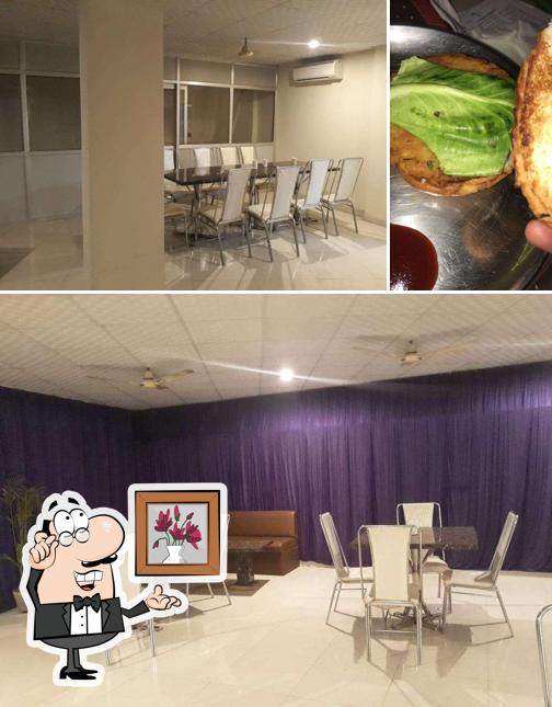 The photo of interior and food at S.R Restaurant & Fast food