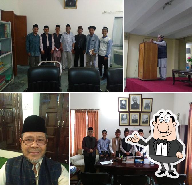 The interior of South Indian Hotel