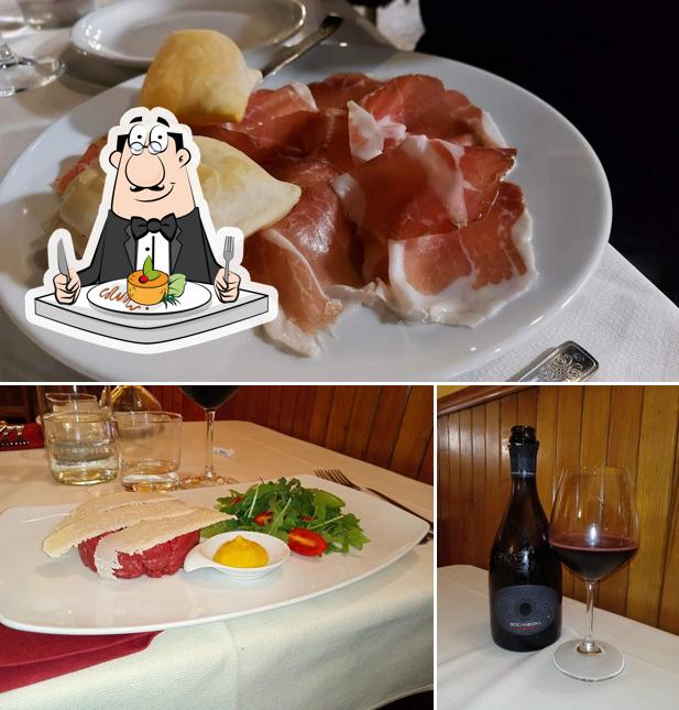 Cibo al Trattoria Al Voltone