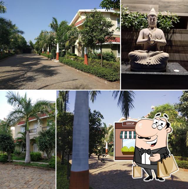 Check out the exterior of Palm Villa Club
