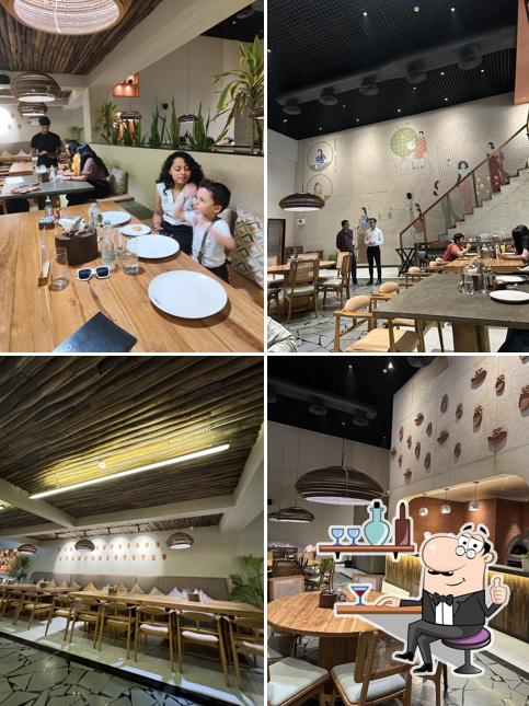 Take a seat at one of the tables at ZERO The restaurant