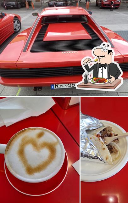 La cibo e esterno del ristorante