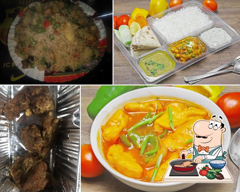 Chicken curry at Exotic Cafe