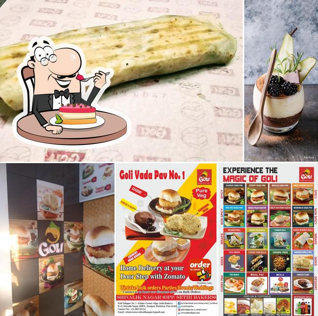 Goli Vada Pav No. 1 :Ethnic Corner Aadya Enterprises serves a range of desserts