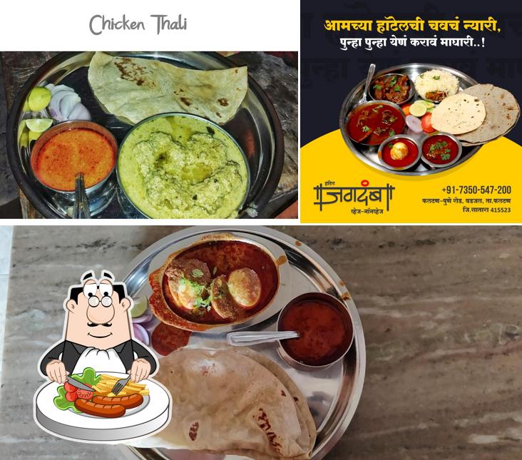 Food at Savji Hotel Jagadamba