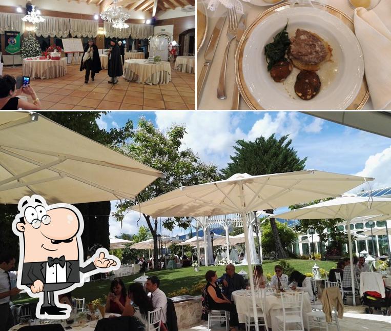 Dai un’occhiata alla immagine che mostra la interni e cibo di Ristorante Casale Signorini