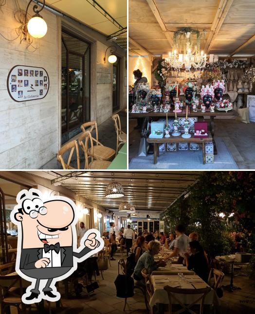 Gli interni di Caffè Roma