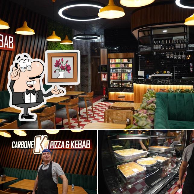 Dai un'occhiata agli interni di Carbone Pizza&Kebab