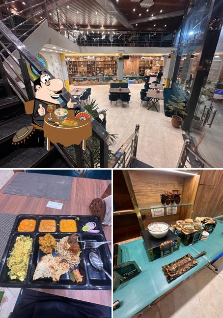 Take a look at the picture depicting food and interior at Chutney House