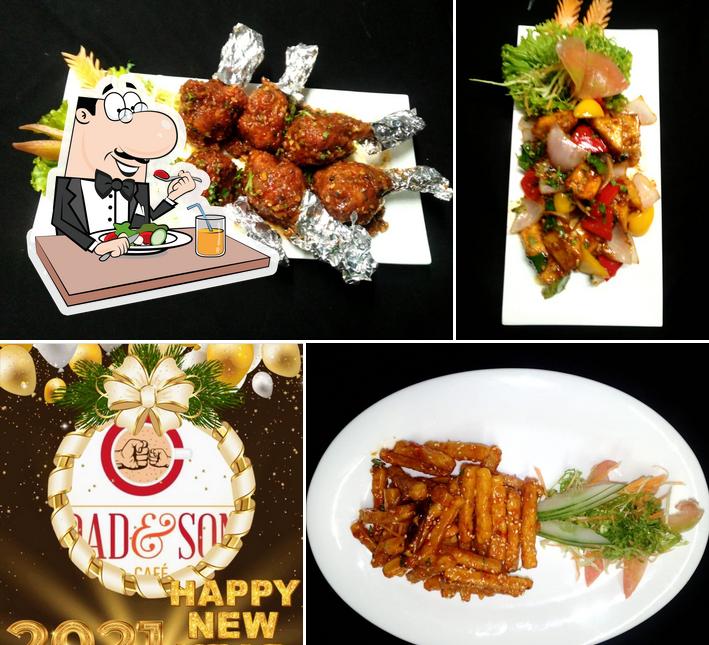 Food at Dad & Son Cafe