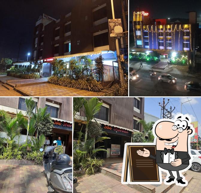 Check out how Hotel Sai Sharada looks outside