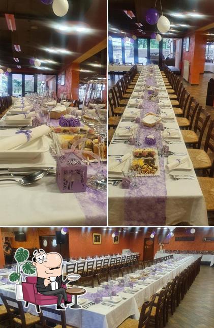 Gli interni di Restavracija Piano