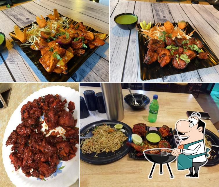 Order meat dishes at The Dinette Restaurant