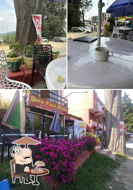 Enjoy the view outside bora food plaza,multicusine restaurant