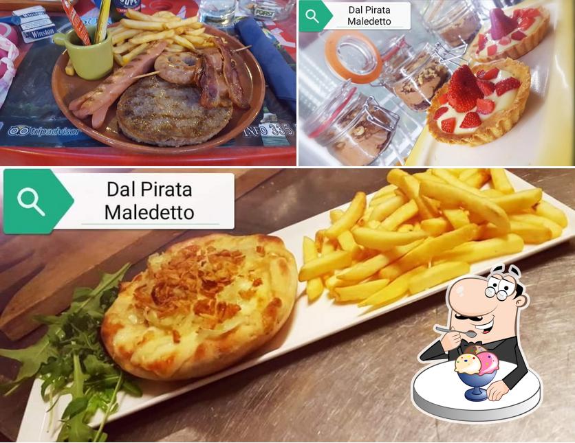 Dal Pirata Maledetto propone un'ampia selezione di dessert