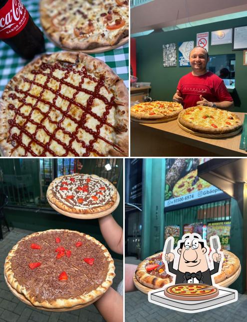 Peça pizza no Gibão Pizzaria