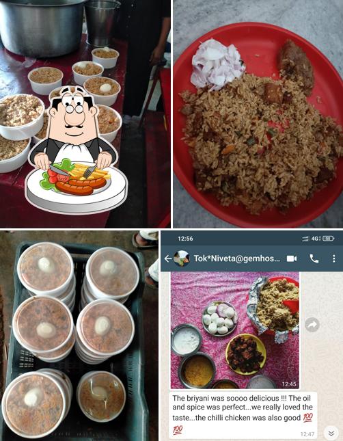 Meals at TIK TOK Briyani - Bucket Briyani Chicken Mutton Non Veg Gravies Home Made Biryani in Coimbatore