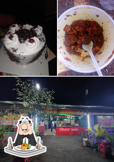 This is the image depicting food and exterior at Vijay Dhaba