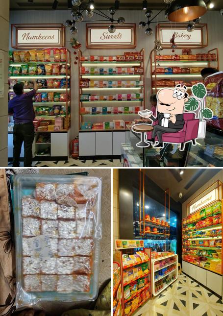 The interior of Haldiram's