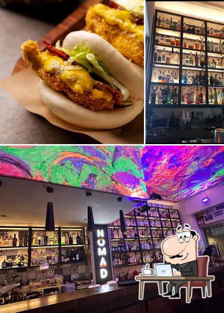 Tra le diverse cose da NoMad Bar si possono trovare la interni e cibo