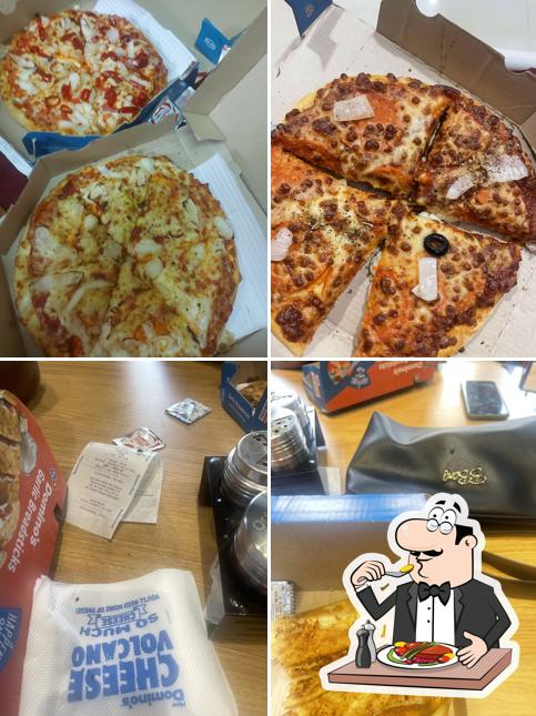 Food at Domino's Pizza Karaswada, Mapusa