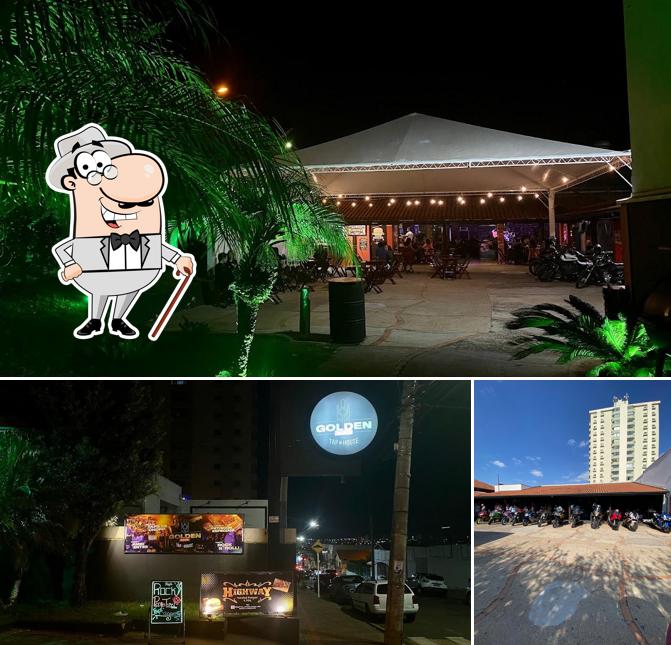 O exterior do Golden Beer Tap House