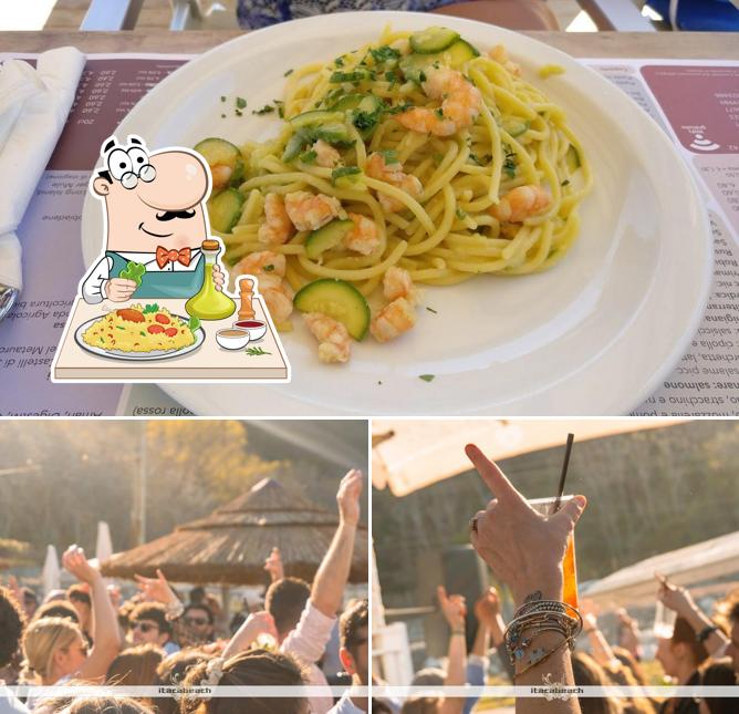 Platti al ItacaBeach bar Altamarea Spiaggia Pesaro
