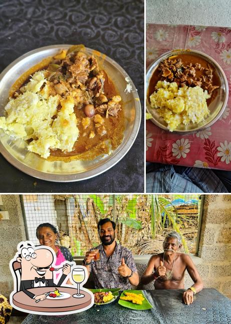 Meals at Kamalamma's Kappa Irachi