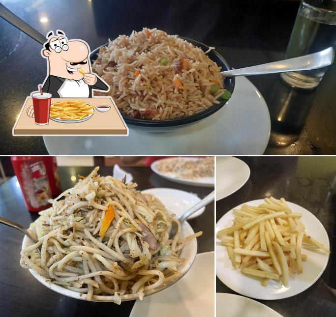 French fries at Bee yea family restaurant