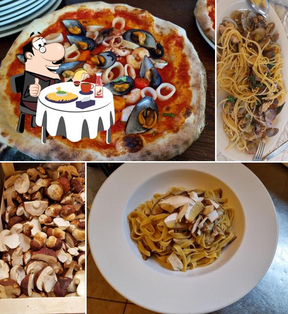 Piatto di formaggi al Ristorante Il Leone