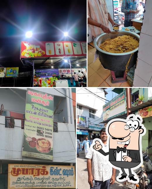 The interior of Sandhukadai Briyani Stall