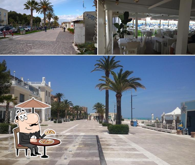 La esterno e interni del ristorante