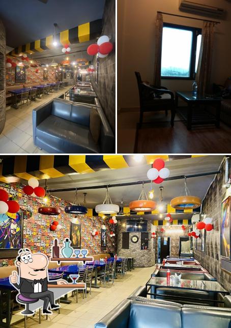 The interior of Trumpets Hotel & Restaurant