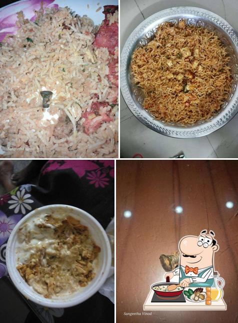 Fried rice at Dhevar Hotel
