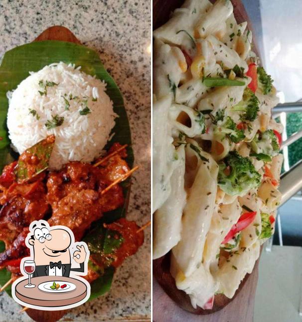 Food at Earthen Tadcka Dhaba