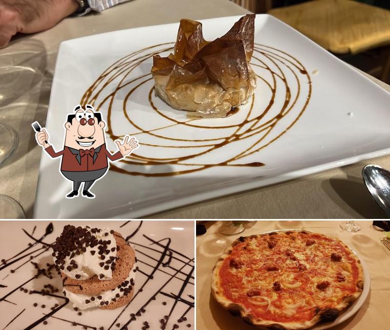 Mousse al cioccolato al Ristorante Osteria Del Vecchio Olivo